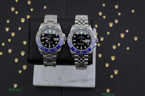 rolex batman oyster vs jubilee